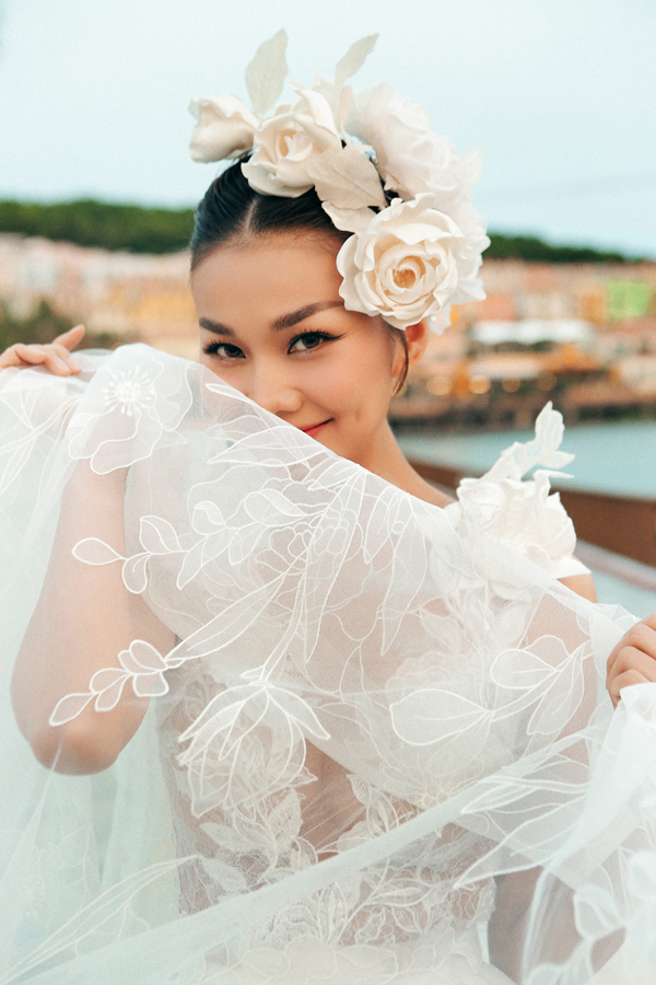 Đám cưới Thanh Hằng vào tháng 10: Cô dâu từng diện váy cưới xinh đẹp ra sao? - Ảnh 5.