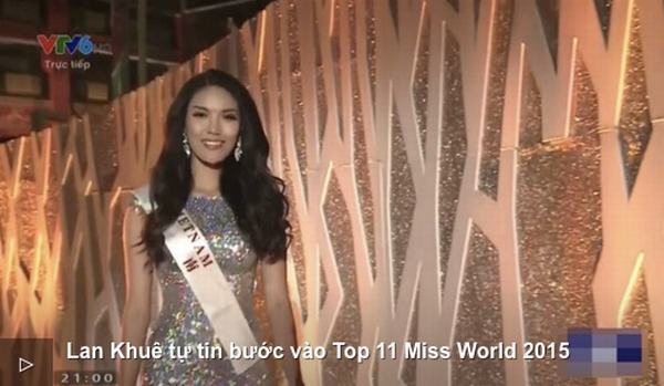 Người đẹp Tây Ban Nha đăng quang Hoa hậu thế giới 2015, Lan Khuê vào bán kết
