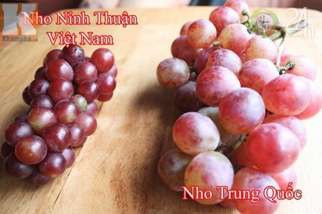 Cách phân biệt trái cây Việt Nam và trái cây Trung Quốc khi đi chợ Tết