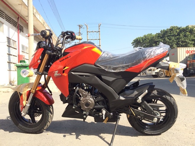 Xe côn tay Kawasaki Z125 chính thức ‘oanh tạc’ thị trường Việt