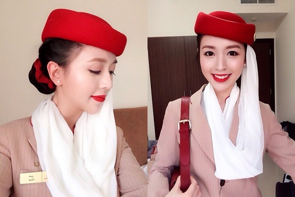 Cô gái Việt làm tiếp viên hàng không ở Dubai gây “sóng gió” vì quá xinh đẹp