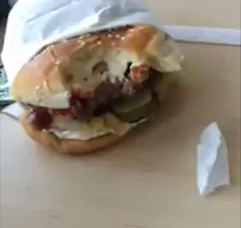 phat-hoang-giun-dat-quan-quai-trong-banh-hamburger