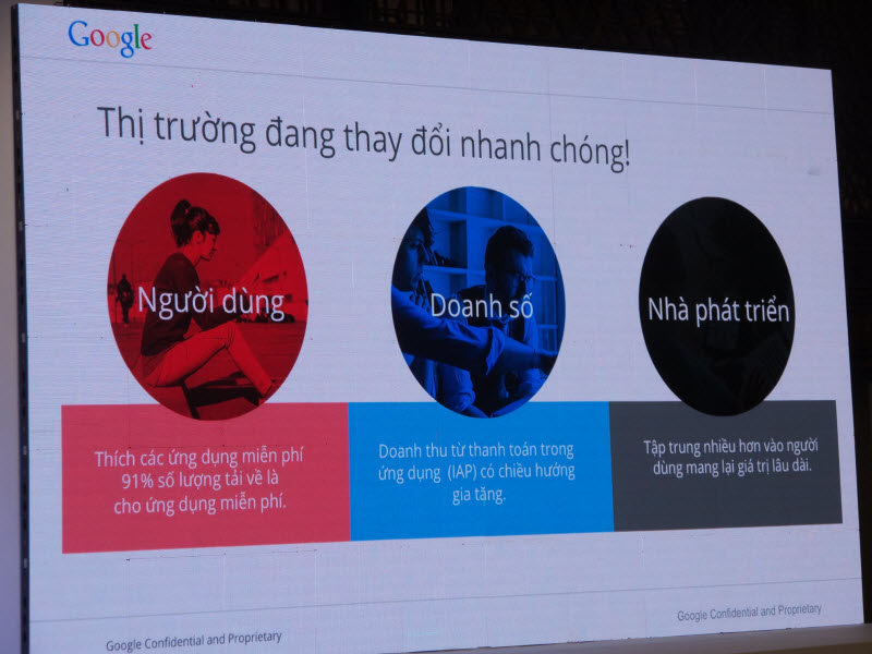 Google đánh giá rất cao thị trường Việt Nam và tăng nhiều sự kiện tư vấn, hội thảo. (Ảnh: Tường Châu)