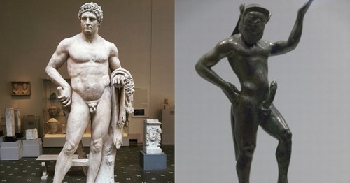 Vì sao trong những bức tượng cổ, bộ phận nhạy cảm của nam giới lại bé tí hon?