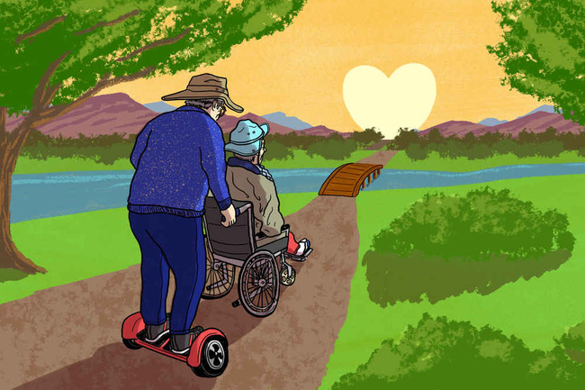 Câu chuyện tình yêu đẹp: “Đưa em đi khắp thế gian” của một cụ ông 78 tuổi