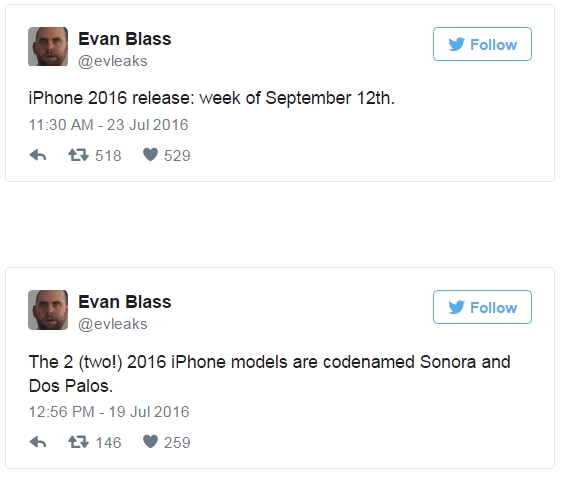 Ông trùm tin đồn tiết lộ thời điểm iPhone 7 ra mắt