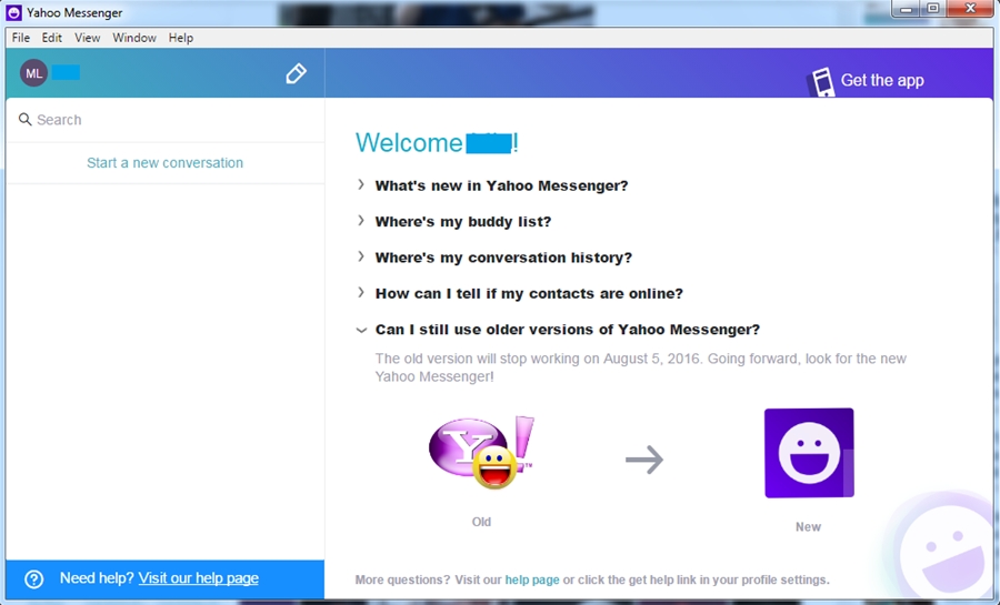 Vừa bị thâu tóm, Yahoo bất ngờ phát hành Messenger hoàn toàn mới