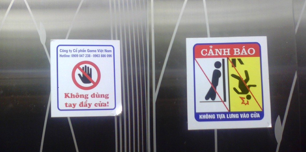 Cảnh báo nguy hiểm trong thang máy người tiêu dùng chớ bỏ qua