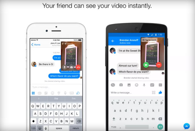 Facebook Messenger bổ sung tính năng live video