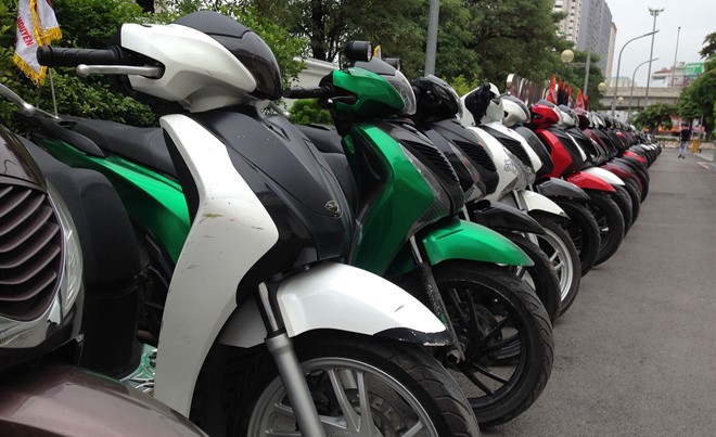 'Gần 100 chiếc Honda SH tụ hội ở Hà Nội