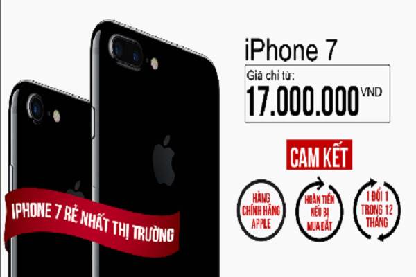 iPhone 7 giá 17 triệu đồng 'hút' khách
