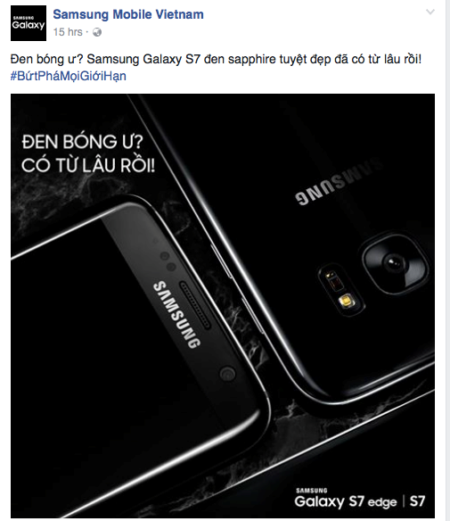 Samsung Việt Nam châm chọc iPhone 7 gây tranh cãi