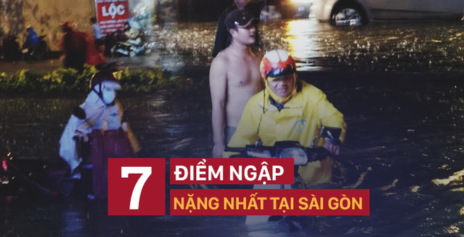 7 điểm ngập nặng nhất ở Sài Gòn ai cũng nên biết