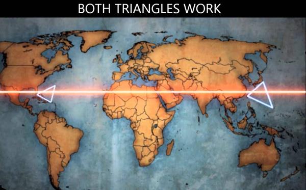 Phát hiện 2 'tam giác quỷ' đối xứng trên tọa độ Trái Đất: Giới khoa học 'điên đầu' giải mã