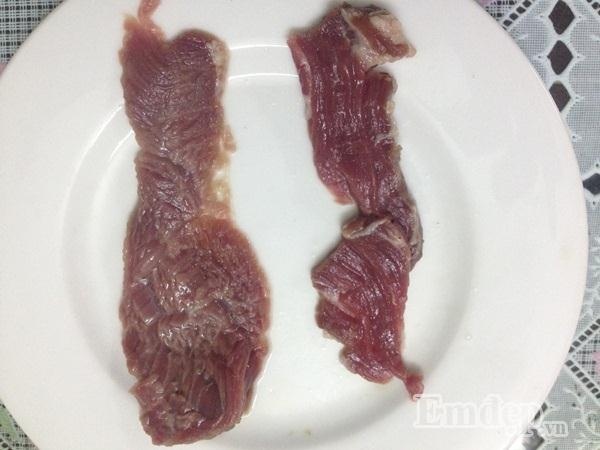 Thịt bò siêu rẻ chỉ 150.000 đồng/kg: chỉ có thể là lợn sề tẩm tiết bò?