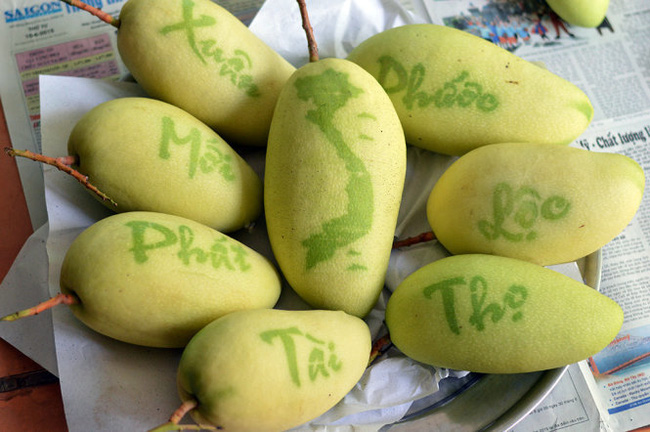5 loại trái cây khắc chữ giá tiền triệu vẫn nhiều người tìm mua dịp Tết