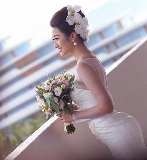Hoa hậu Thu Ngân nối dài danh sách những hoa hậu Việt lấy chồng già
