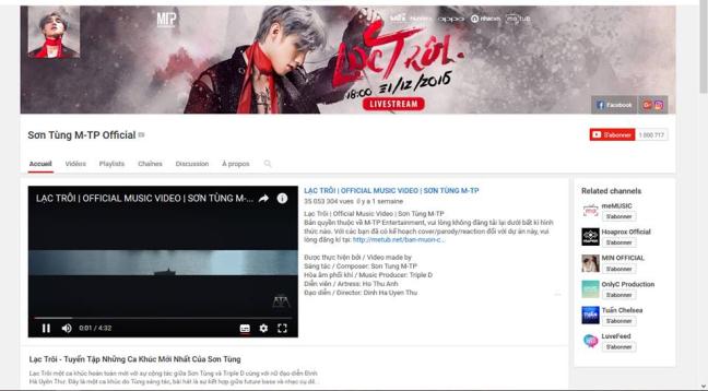 Sơn Tùng M-TP trở thành ca sĩ đầu tiên của Việt Nam sở hữu nút vàng youtube