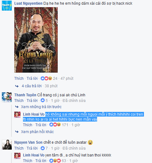 Hoài Linh hủy kết bạn Facebook với ai hóa nhân vật cổ trang Trung Quốc
