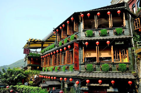 Du ngoạn thắng cảnh làng cổ Cửu Phần ở Đài Loan