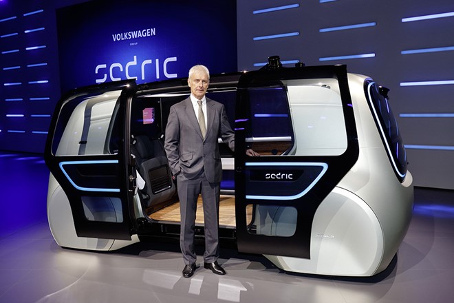 'Volkswagen giới thiệu ý tưởng xe không vô lăng