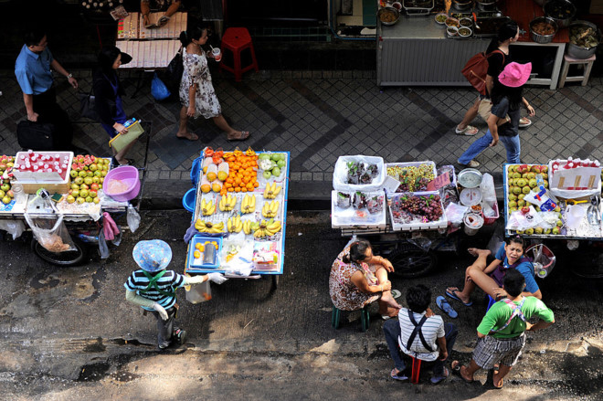 Bangkok sắp cấm xe hàng rong ở các đường lớn