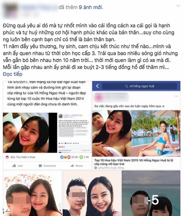 Vừa bị nghi lộ ảnh nhạy cảm, người đẹp Hoa hậu Việt Nam lại bị tố 'giật chồng'
