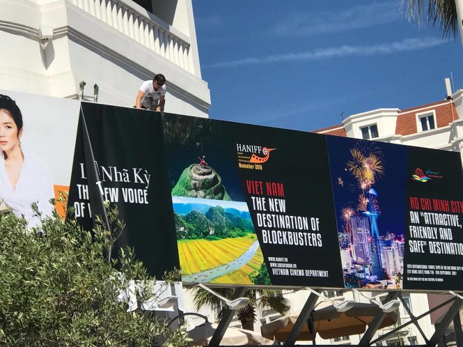 Xôn xao về hình ảnh Lý Nhã Kỳ trên pano quảng bá tại LHP Cannes
