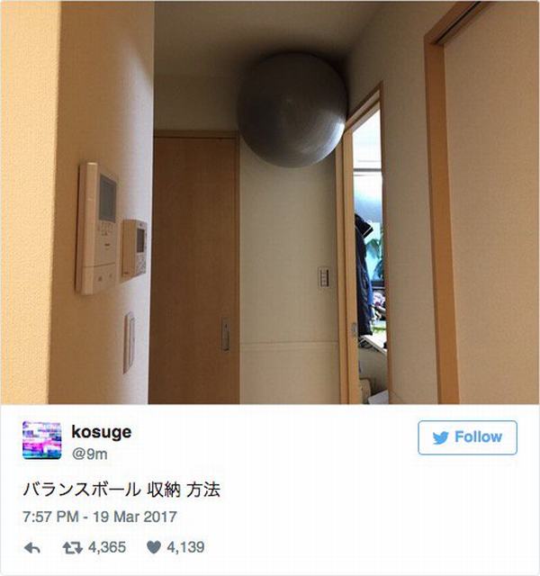 Bí mật quả bóng lơ lửng trên trần nhà khiến bạn phải kinh ngạc về sự thông minh của người Nhật