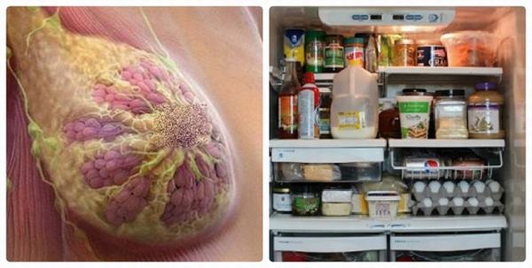Đây chính là loại thực phẩm gây ung thư vú hầu hết đều có mặt trong tủ lạnh mọi nhà