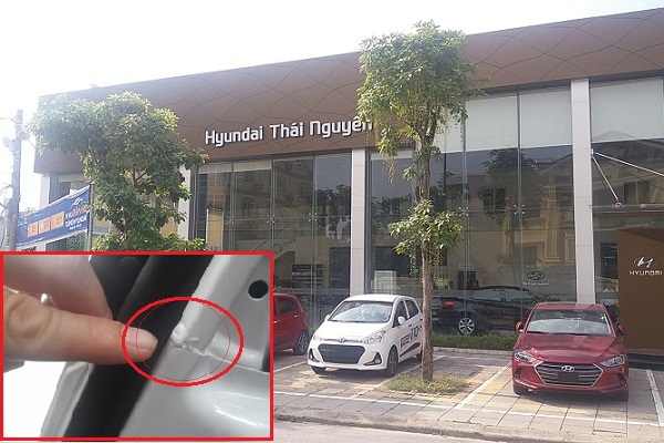 Khách hàng tố mua phải xe Santafe dị tật, Hyundai Thái Nguyên nói gì?