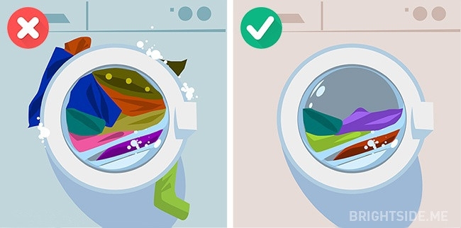 Những sai lầm phổ biến mà ai cũng dễ mắc phải khi dùng máy giặt 