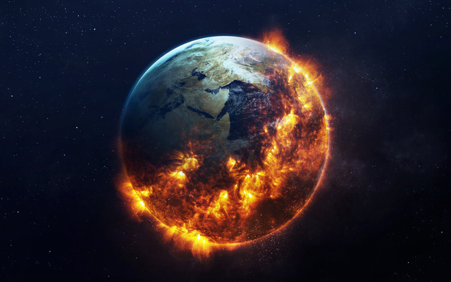 Trái đất đang có nguy cơ gặp thảm họa do biến đổi khí hậu toàn cầu. Ảnh minh họa