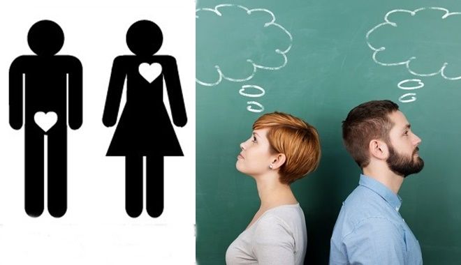 Sự khác nhau giữa đàn ông và phụ nữ rất dễ để nhận ra