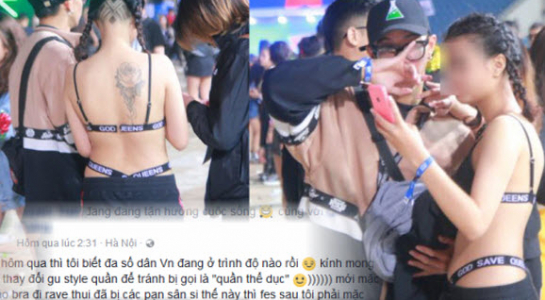 Cô gái khoe nội y ở đêm nhạc Tiesto Vietnam 2017: Tôi biết đa số dân Việt trình độ nào rồi! 