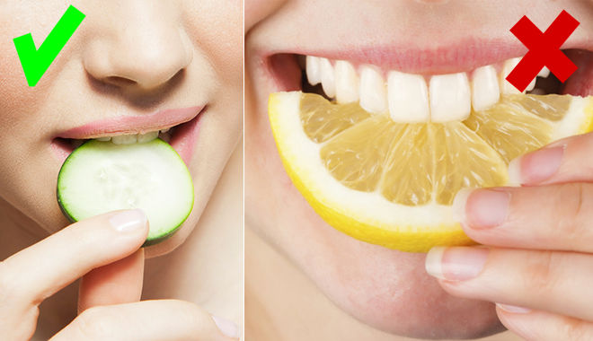 Những thực phẩm giúp trắng răng và hại răng nhiều người hay dùng ngược