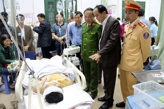 Do vết thương quá nặng, Thiếu tá Trần Văn Vang đã tử vong tại bệnh viện A Thái Nguyên.