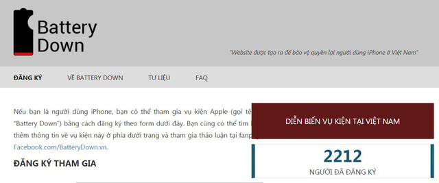 Đã có hàng nghìn khách hàng Việt tham gia... kiện Apple