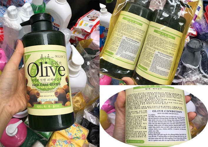 Dầu gội Olive giá siêu rẻ: Nguy cơ viêm da đầu, rụng tóc