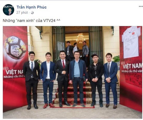 BTV Hạnh Phúc mới chia sẻ hình ảnh có mặt BTV Quang Minh