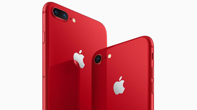 Apple ra mắt iPhone 8 và 8 Plus màu đỏ, giá như cũ