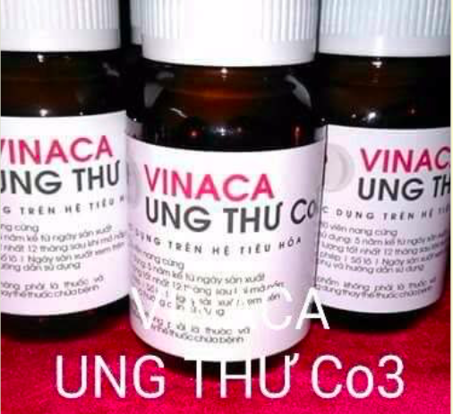 TPCN chữa ung thư làm than... than tre nứa: Phát hiện 835 sản phẩm Vinaca không rõ nguồn gốc