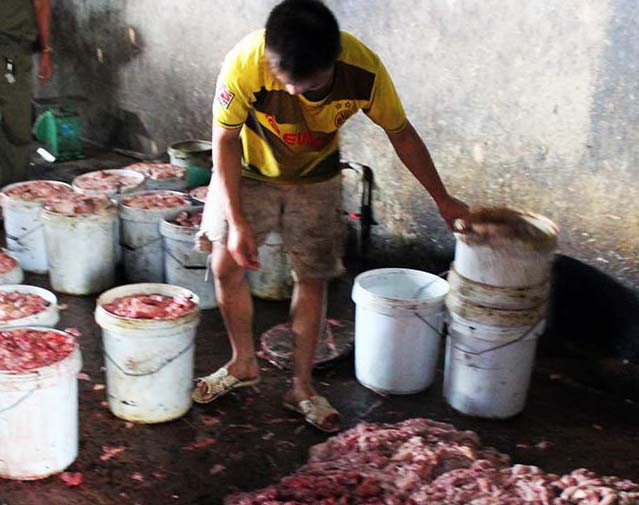Cận cảnh cơ sở nấu mỡ động vật bẩn kinh hoàng tại Đồng Nai