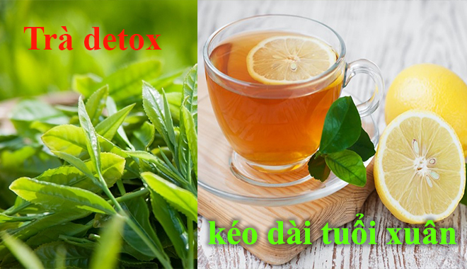 Da sáng dáng thon và tăng cường sức khoẻ cùng 4 công thức trà detox