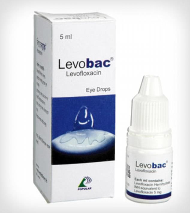 Sử dụng thuốc nhỏ mắt levofloxacin một bệnh nhân bị suy hô hấp