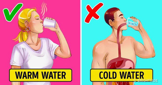 Tưởng uống nước lạnh sẽ giải nhiệt cơ thể nhưng sự thật lại 'sai lè'