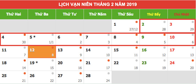 Thủ tướng chốt lịch nghỉ lễ, Tết chính thức năm 2019