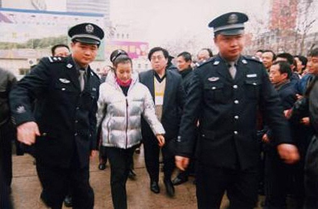 Lưu Hiểu Khánh khi bị bắt.