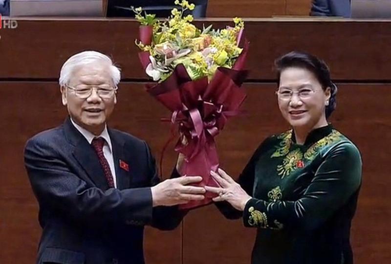 Chủ tịch nước Nguyễn Phú Trọng tuyên thệ nhậm chức - Ảnh 5.