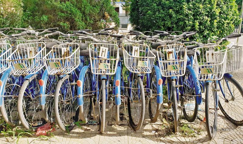 Hà Nội: Xe đạp công cộng bị 